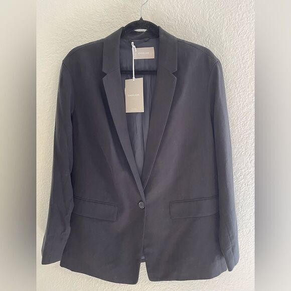Everlane One-Button Easy Blazer in Black 2. NWT - Picture 10 of 10